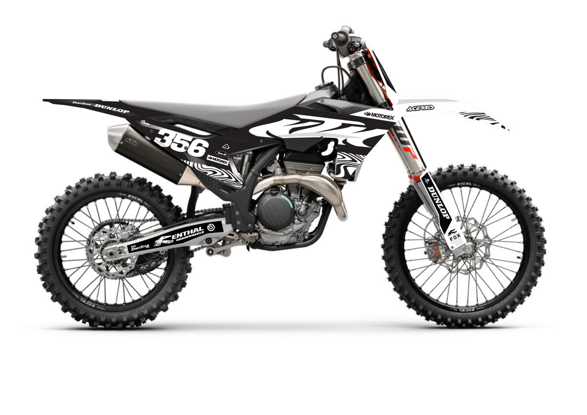 KTM GRAPHICS KIT - WAVE - PURPLE