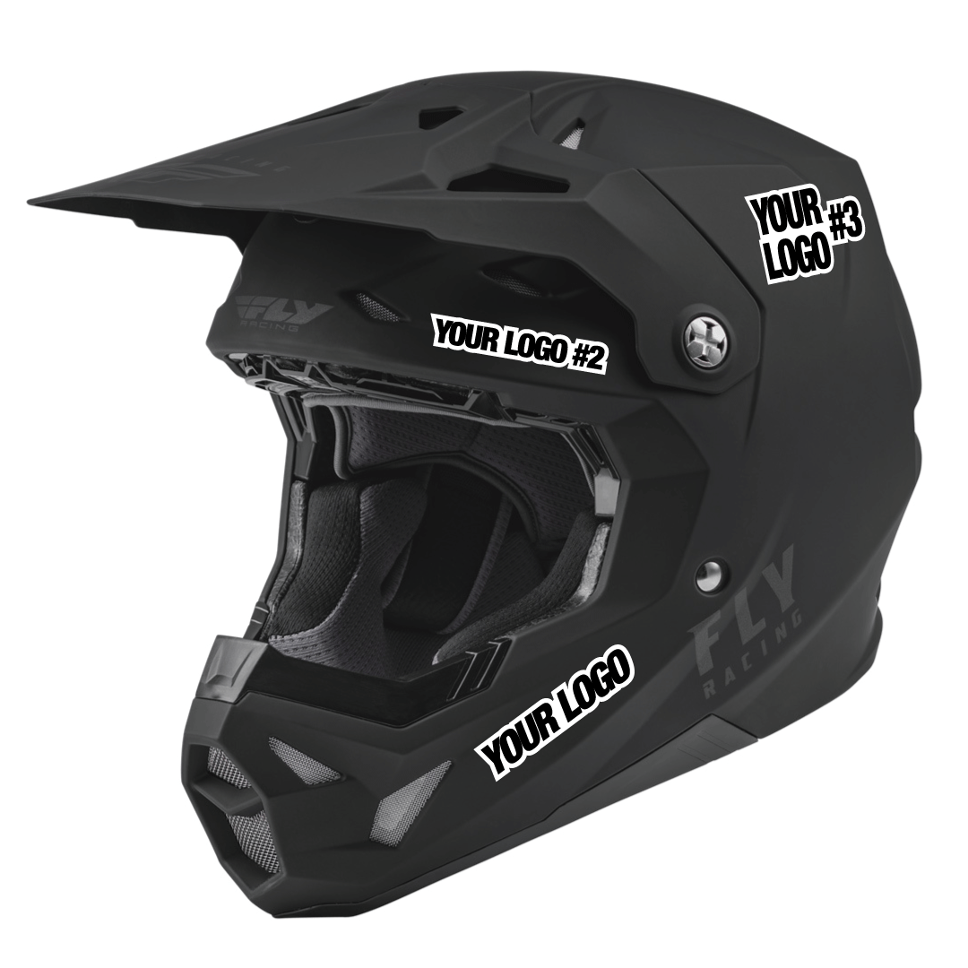 RIDER I.D PACK - HELMET SPONSOR LOGOS