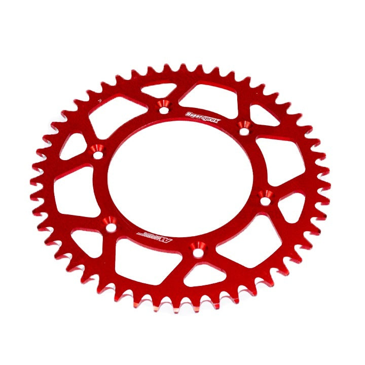 51T Supersprox Honda / Beta CR / XR RR / RX 2T / 4T Red Alloy Rear Sprocket