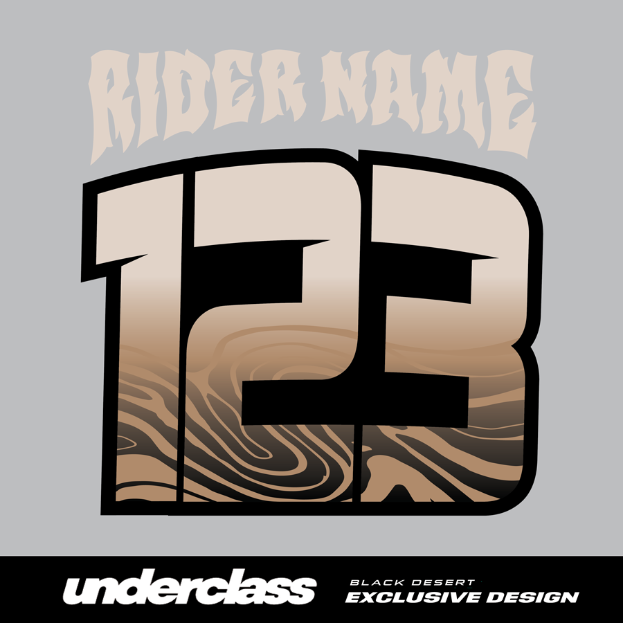 JERSEY PRINT - BLACK DESERT - THE UNDERCLASS EXCLUSIVE