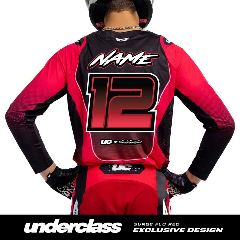JERSEY PRINT - SURGE RED - THE UNDERCLASS EXCLUSIVE