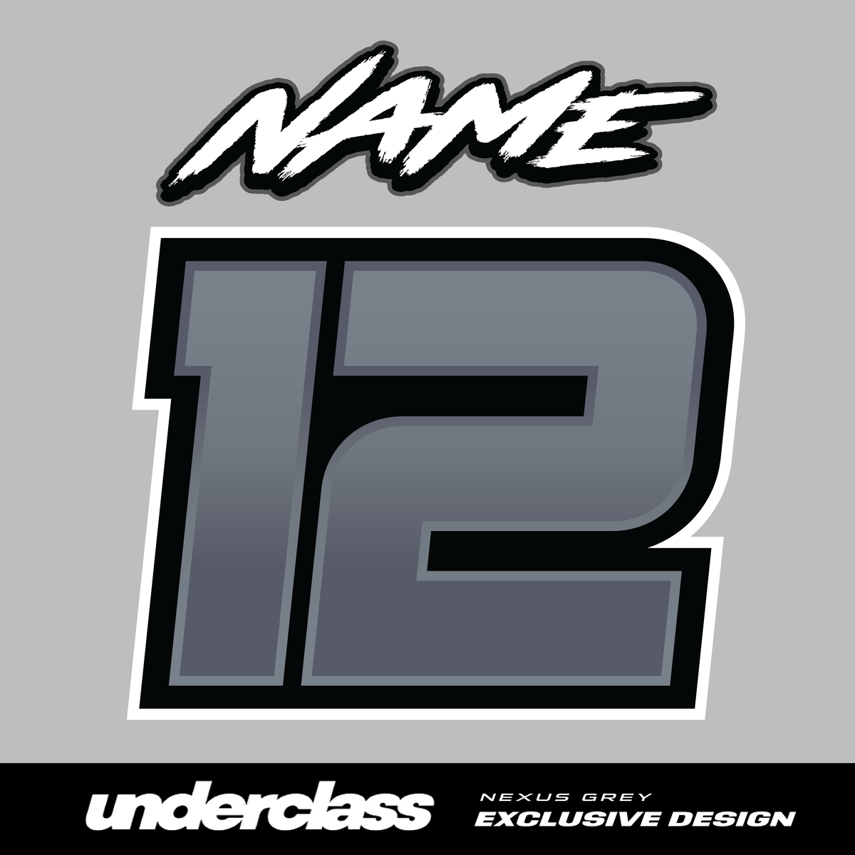 JERSEY PRINT - NEXUS GREY - THE UNDERCLASS EXCLUSIVE