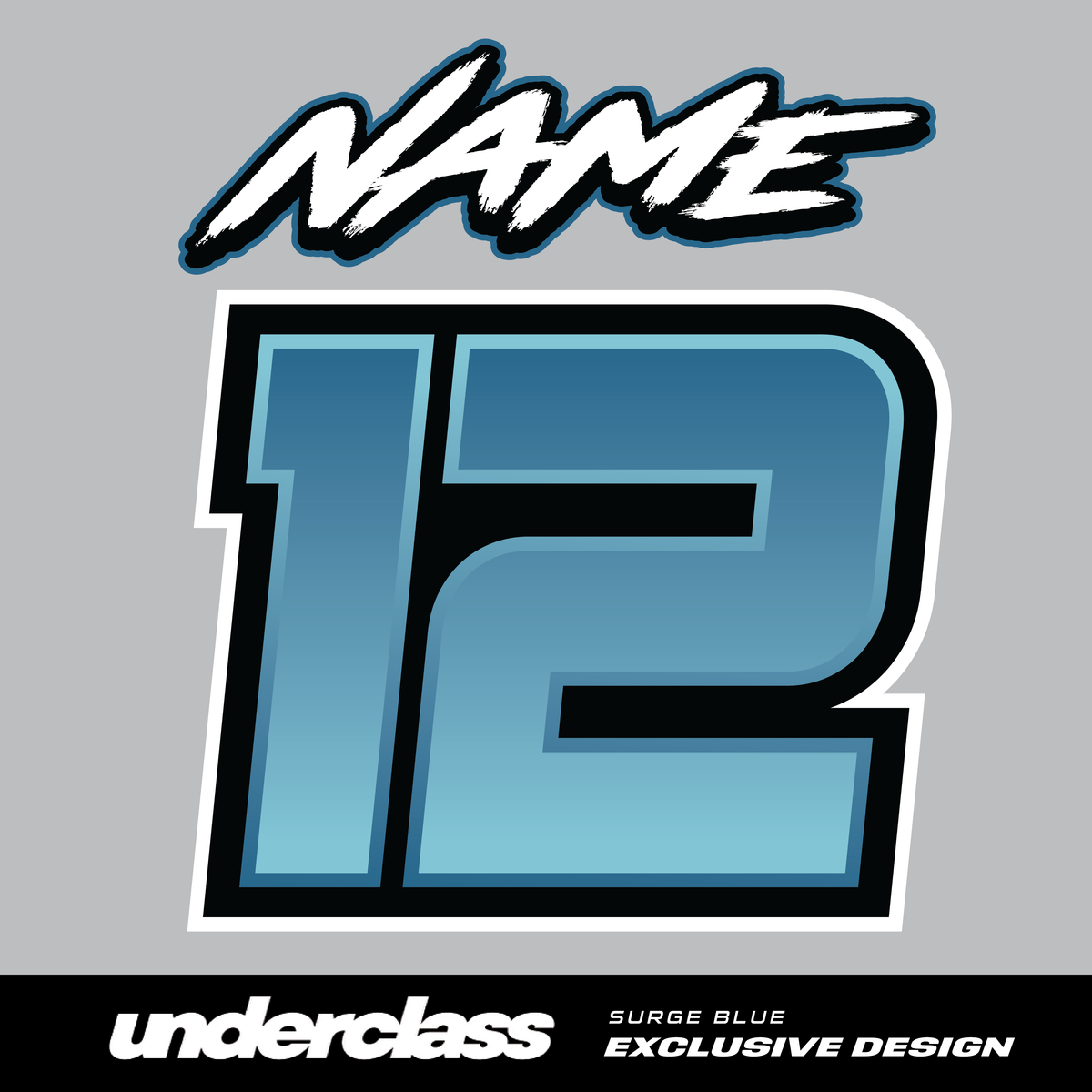 JERSEY PRINT - SURGE BLUE - THE UNDERCLASS EXCLUSIVE