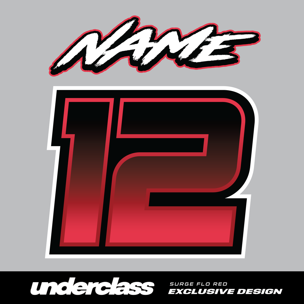 JERSEY PRINT - SURGE RED - THE UNDERCLASS EXCLUSIVE
