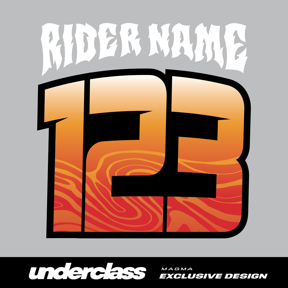 JERSEY PRINT - MAGMA - THE UNDERCLASS EXCLUSIVE