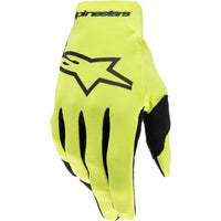 Alpinestars 2026 Radar Fluro Yellow / Black Kids Gloves