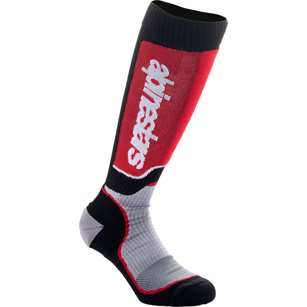 Alpinestars MX Plus Black / Grey / Red Kids Socks