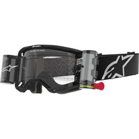 Alpinestars Vision 8 Corp Black Clear Roll-Off Goggles