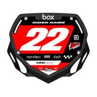 CUSTOM BMX PLATE GRAPHIC - RACER