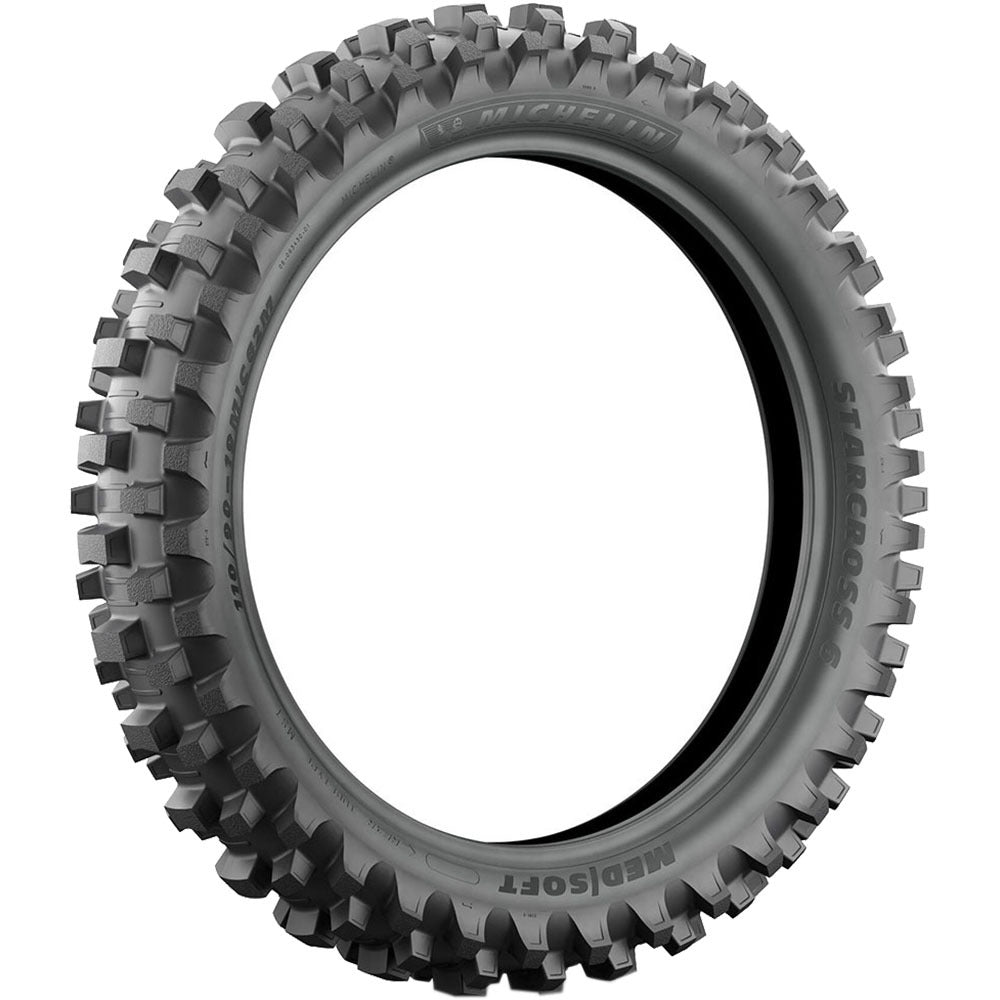 Michelin Starcross 6 110 / 100-18 Medium / Soft Rear Tyre