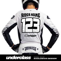 JERSEY PRINT -  MAGMA WHITE - THE UNDERCLASS EXCLUSIVE